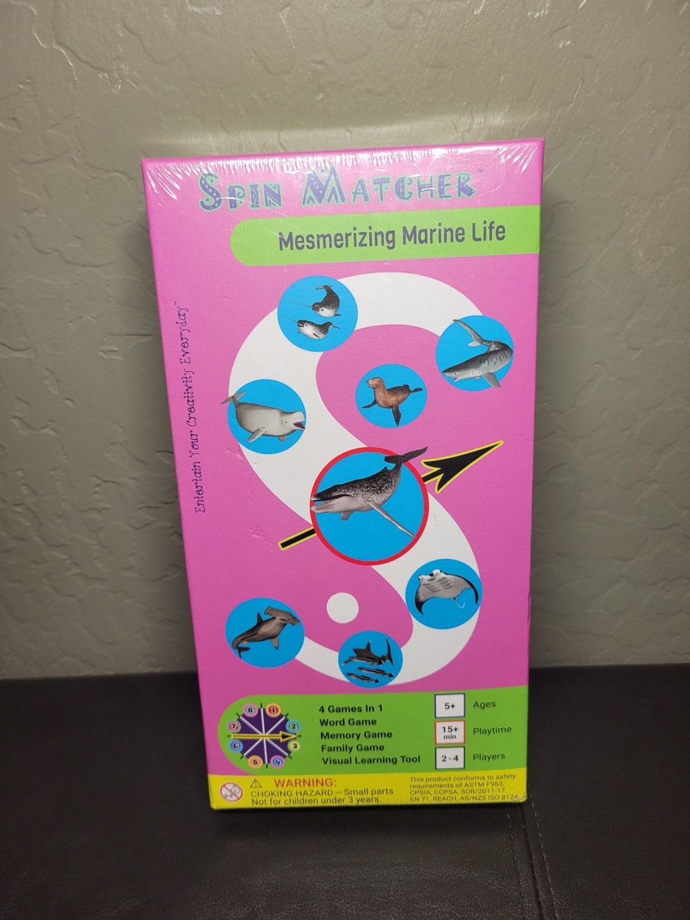 Mesmerizing Marine Life 4-in-1 Educational Game (Ages 5+)